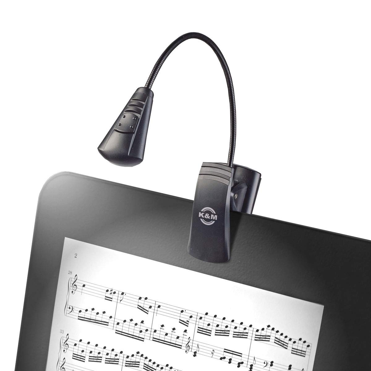K&M 12179 Orchester Notenpult + Flexlight Notenpult Leuchte