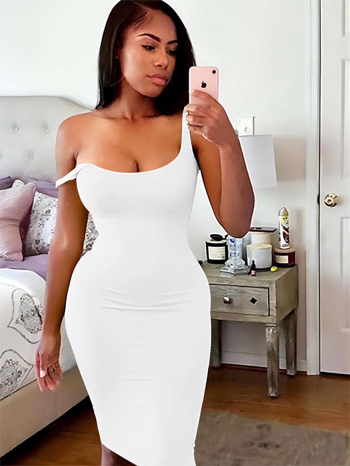 Mrskoala Women Midi Tank Dresses Sexy Club Casual Dress Summer - Image 2