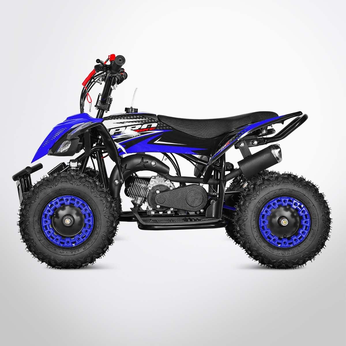 Pocket Quad TIRAX 49 - Mini Quad Enfant 50cc - Bleu