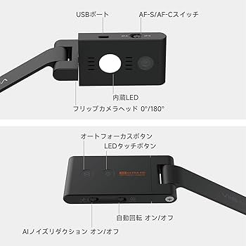Amazon.co.jp: VIISAN ドキュメントスキャナー & 4K Webカメラ 2in1 A3