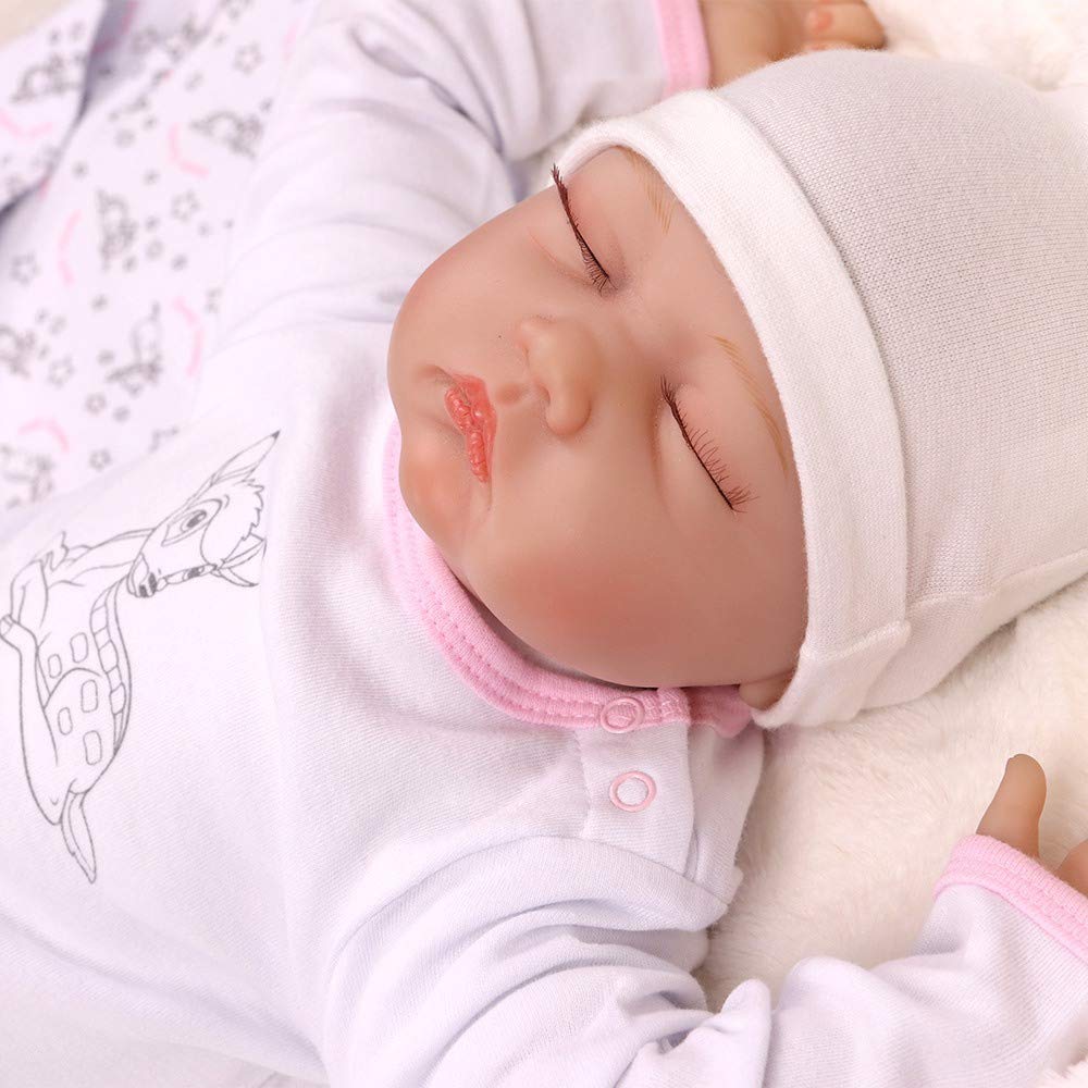 2er Pack Disney Bambi Lagarmbody weiß rosa 18-24 Monate (92)