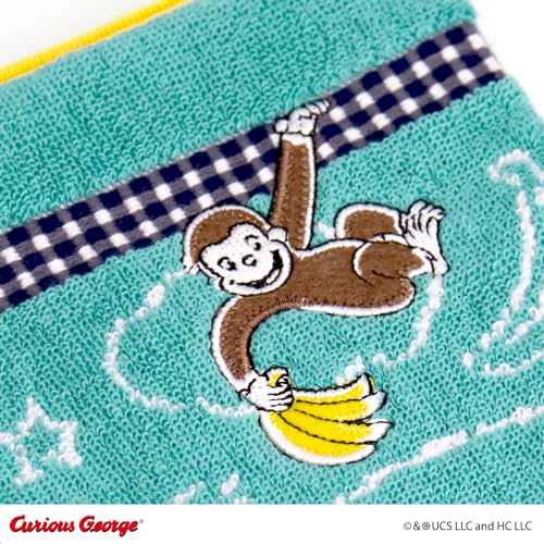 Curious George Curious George Simple Line Pouch Green Reborn Cotton 68-22372002