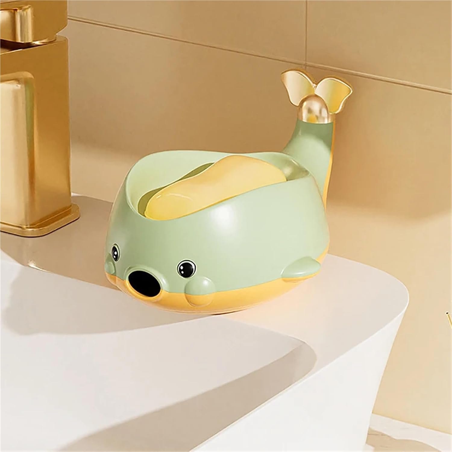 1PC Cute Whale Shape Soap Box Cartoon Dish Drainable Holder Container for Tray Bathroom Accessories(DVPPS05)