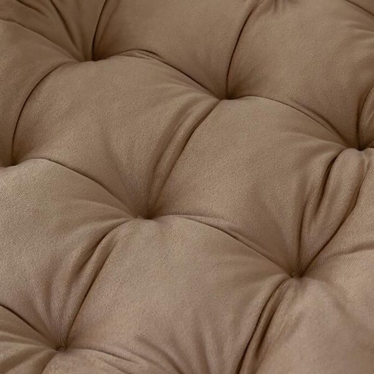 Poduszka na fotel bujany ze sztucznego futra premium, gruba, pluszowa podkładka typu P Lo, do patio i wewnątrz, do salonu, 50 x 124 cm, miękka, komfortowa i stylowa ozdoba relaksacyjna