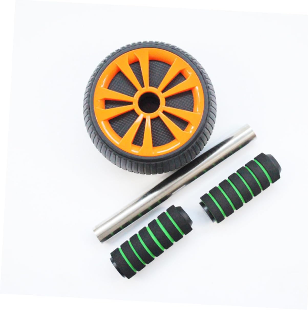 Non-slip Abdominal Exercise Roller Core Strengthening Ab Wheel Trainer for Home Gym Fitness Workout Silent Design for Upper Body and Oblique Muscle Training