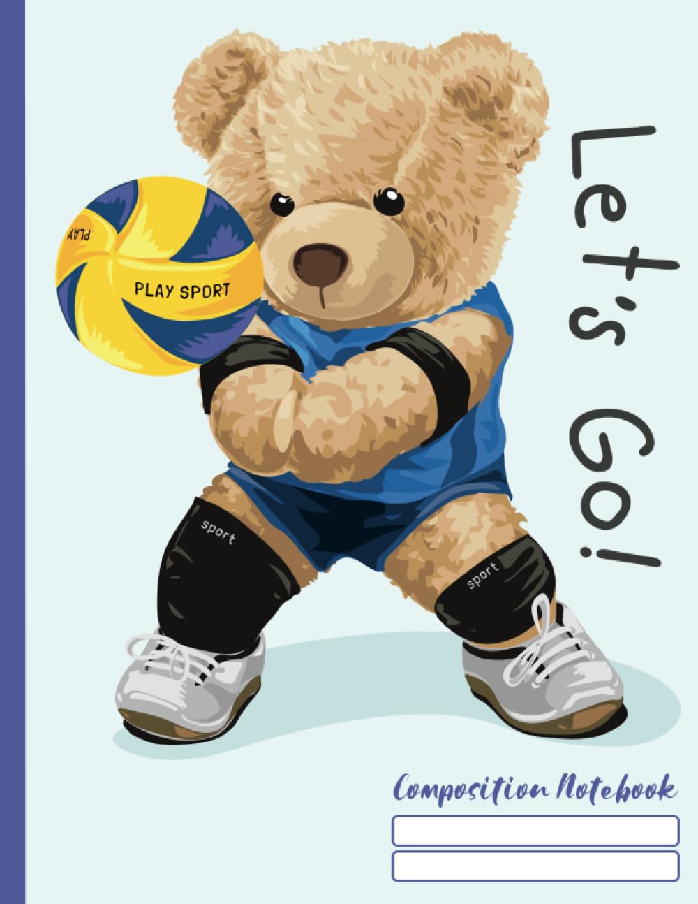 Composition Notebook College Ruled: Cute Toy Bears Notebook (Vol.11) | College Ruled Blank Lined Paper | Aesthetic Lined Journal Teen, Kids, Students and Adults | 110 Pages 8.5" x 11"