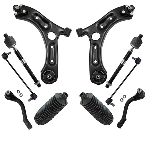 TRQ Front Steering & Suspension Kit Compatible with 2016-2021 Hyundai