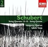  Schubert - Quatuors à cordes 13 à 15 / Quintette à cordes pour 2 violoncelles en do maj. (2CD)
