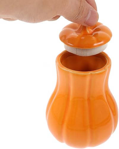 Miniatura 8 de Zerodeko Tarro de caramelo de cerámica con tapa, pequeño tarro de té suelto, tarro de galletas, contenedor de almacenamiento de cocina, soporte para