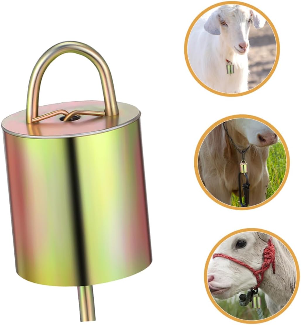 BESPORTBLE 6pcs Cattle Bells Sheep Bells for Livestock Lost for Farming Crafts Sporting Events Crisp Sound