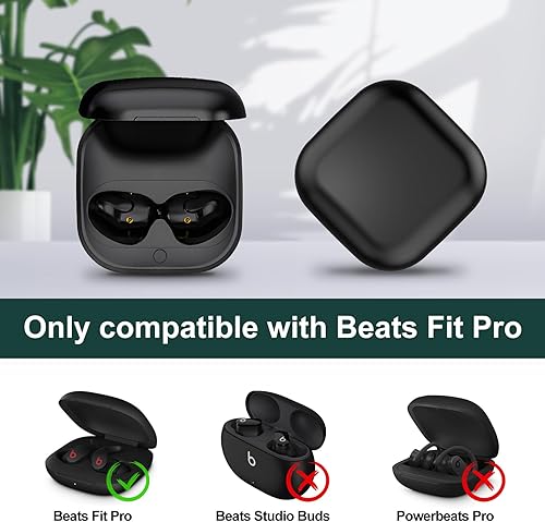 Miniatura 2 de Funda de carga inalámbrica para Beats Fit Pro, cargador de repuesto para Beats Fit Pro con emparejamiento Bluetooth, batería integrada de 700 mAh,
