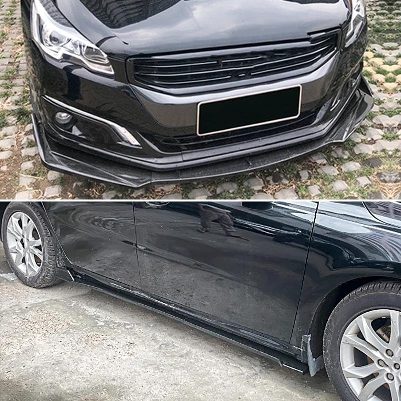 Parachoques delantero con faldones laterales para Peugeot 508 que reducen la resistencia 3