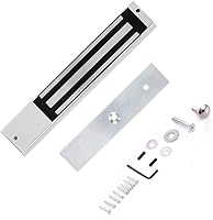 Vista 2 de Mag Lock 396.8 lbs / 350 libras de bloqueo magnético de fuerza 12/24 V, indicador LED, NO/NC incluido con soportes L y Z