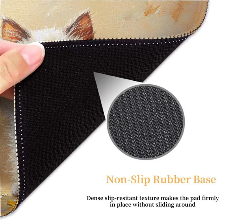 Mouse pad gamer imperméable et lavable Chat G1-905 pour ordinateur - 5