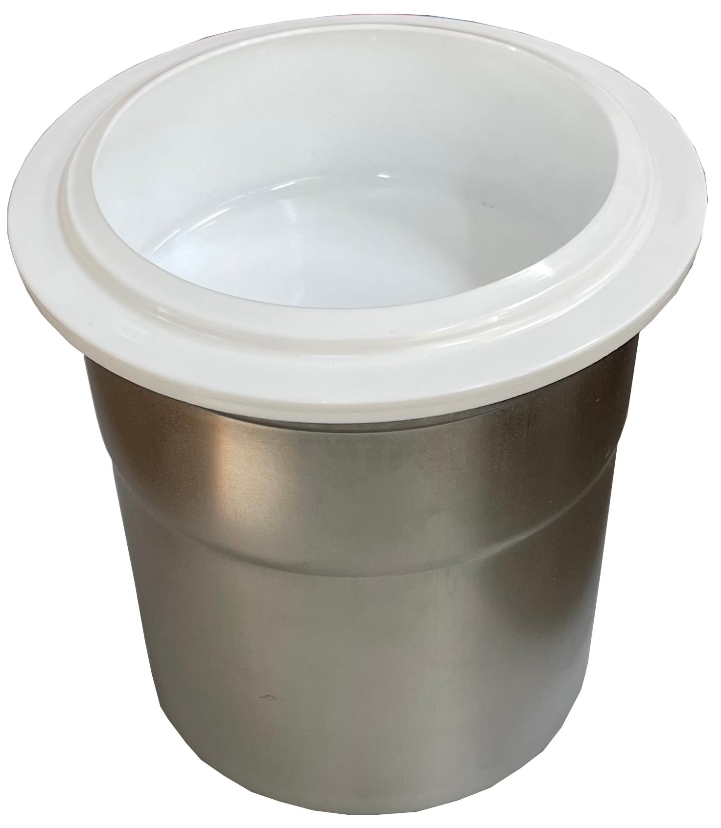 Generisch Pacojet - Set di 10 tazze con coperchio, in acciaio cromato e acciaio INOX