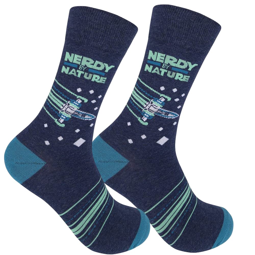 Funatic Nerdy By Nature Space Socks Science Apparel Science Gift