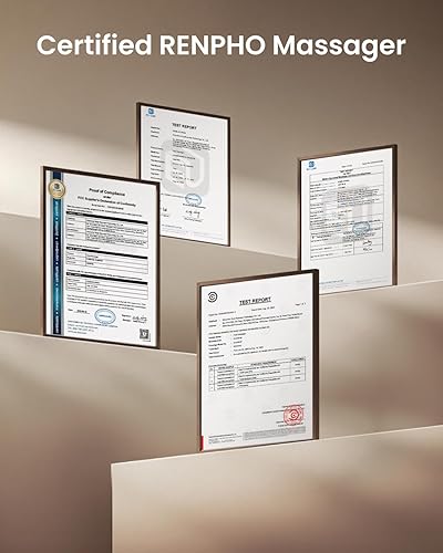 Miniatura 9 de RENPHO Máquina masajeadora de pies con calor, 3 modos y niveles de compresión de aire, masaje shiatsu de pies para fascitis plantar y neuropatía,