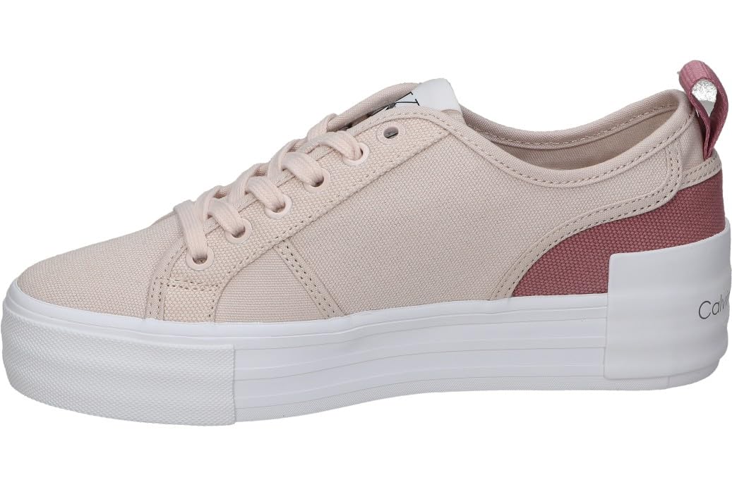 Calvin Klein Jeans Zapatillas para Mujer Sneaker Vulcanizada Plana Bold Low con Plataforma
