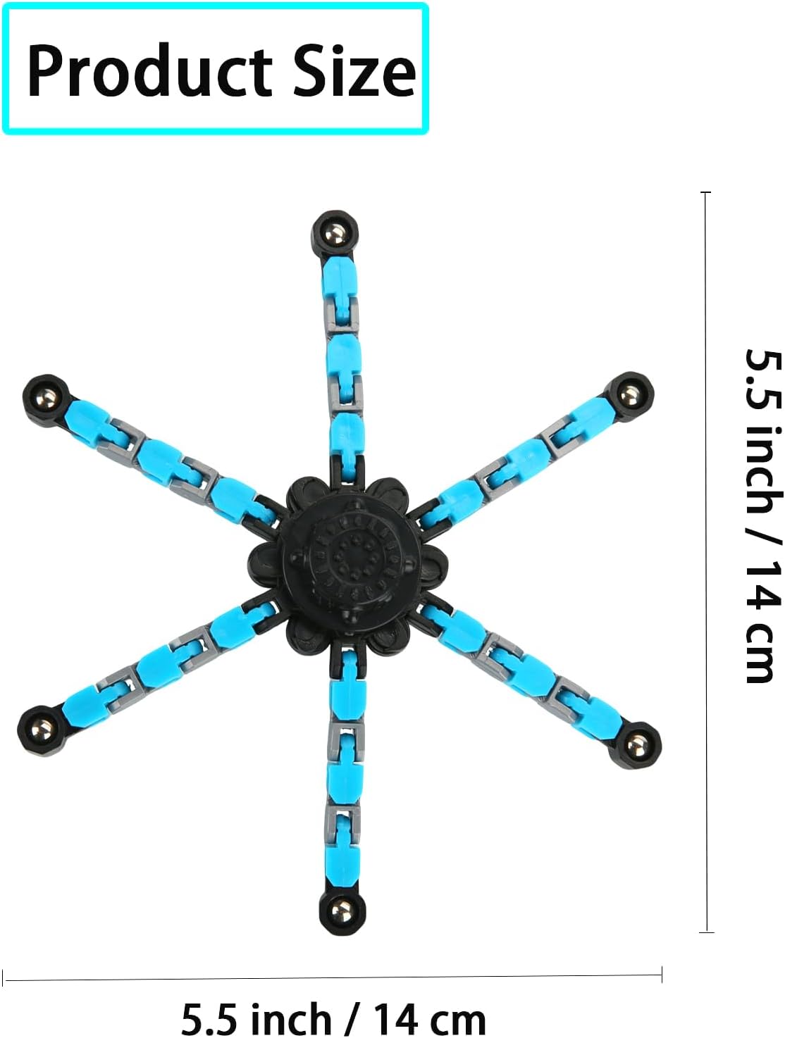 4 Pack Transformable Fidget Spinner Fidget Toys Set, Fidget Spinner Transformable,Sensory Fidget Toys Stress Relief and Anti Anxiety Toys for Kids and Adults Gift for Christmas Birthday Party Favor