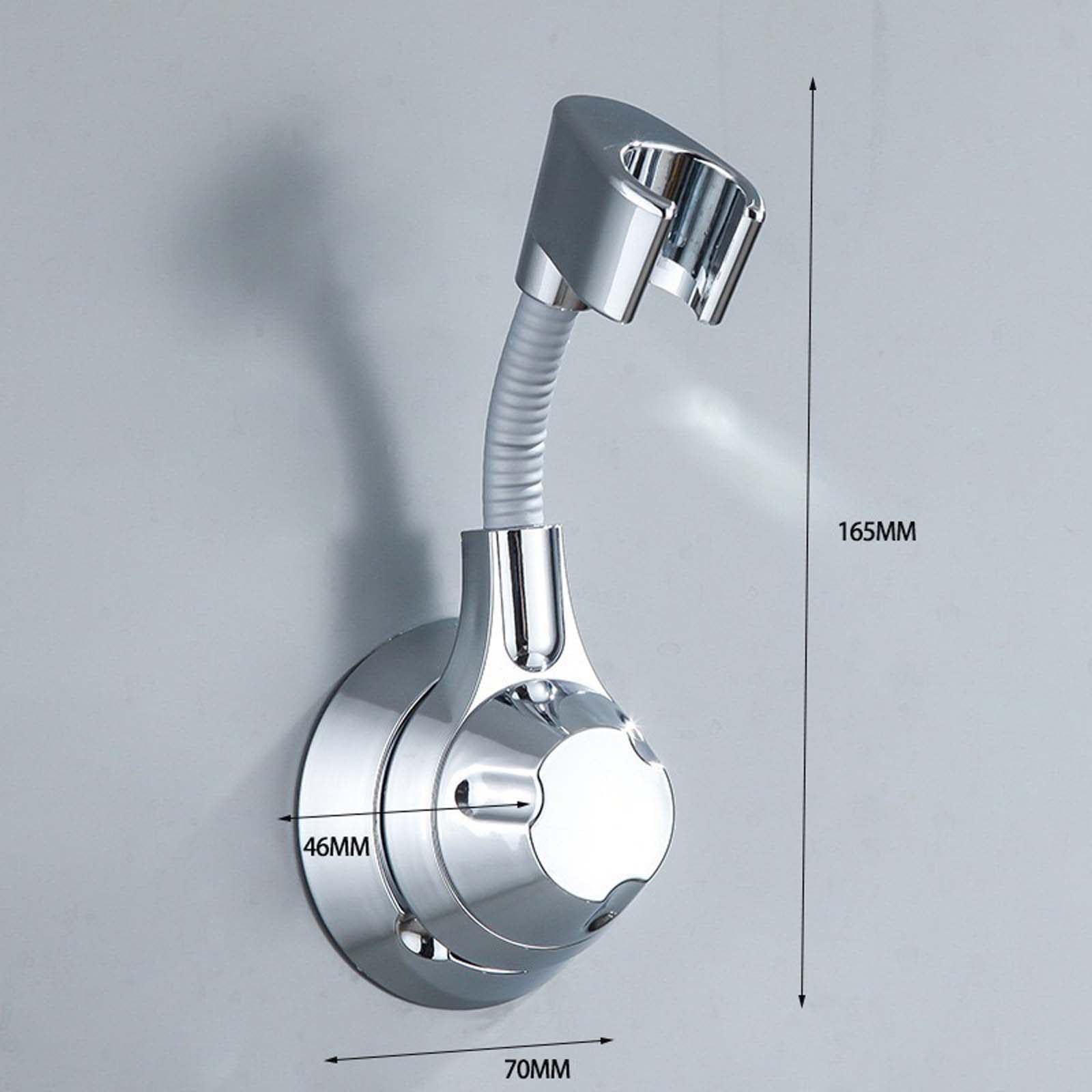 Dusche Kopfhalterung, Universell verstellbarer Duschgriffhalter und(Black)