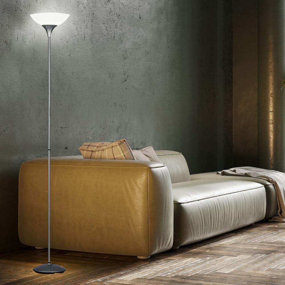 Smart Home Steh Lampe Decken Fluter App-und Sprachsteuerung Leuchte dimmbar im Set inkl. RGB LED Leuchtmittel
