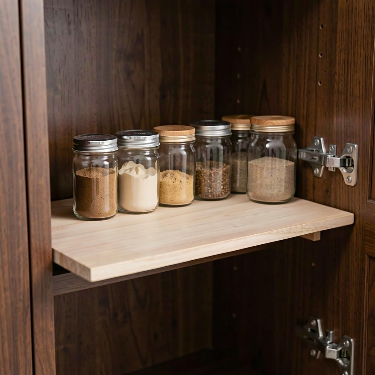 Rectangular Wood Wardrobe Shelf Divider Panel 1.8cm 40x30cm