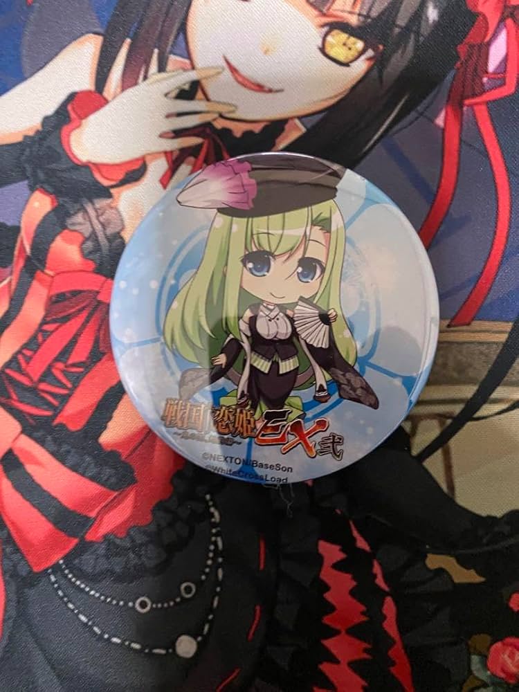 激レア　双天恋姫　ホロ缶バッジ ホログラム缶バッジ(57mm)「ひみつのアイプリ」02/音楽の秋ver