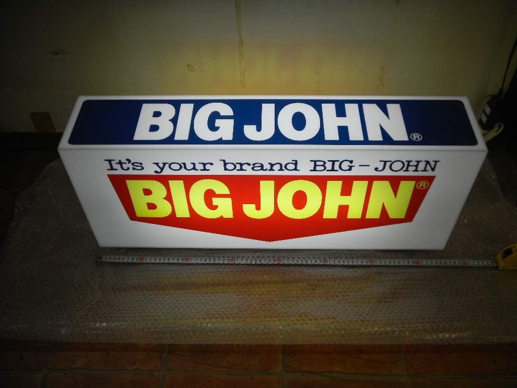 お買い得定番 ＢＩＧＪＯＨＮ 電飾照明看板 非売品 珍品 suncapsule.com