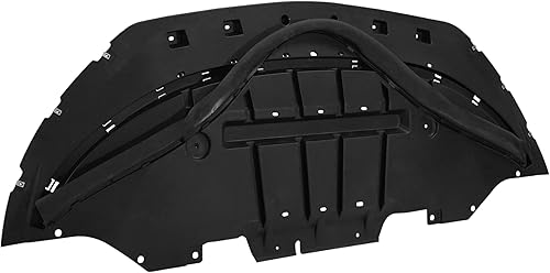 Miniatura 2 de Evan Fischer Parachoques delantero bajo cubierta protector contra salpicaduras compatible con Ford Mustang 2015-2017 2.3L 3.7L | Ford Mustang