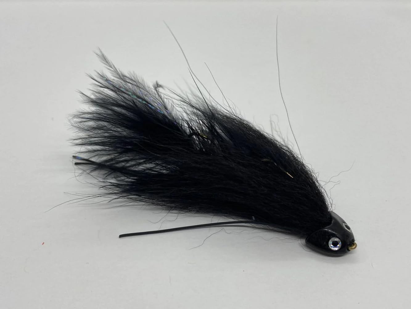 Articulated Headbanger Sculpin - Black - Premium Articulated Streamer for Fly, Bass, Trout Fishing - 3 Pack