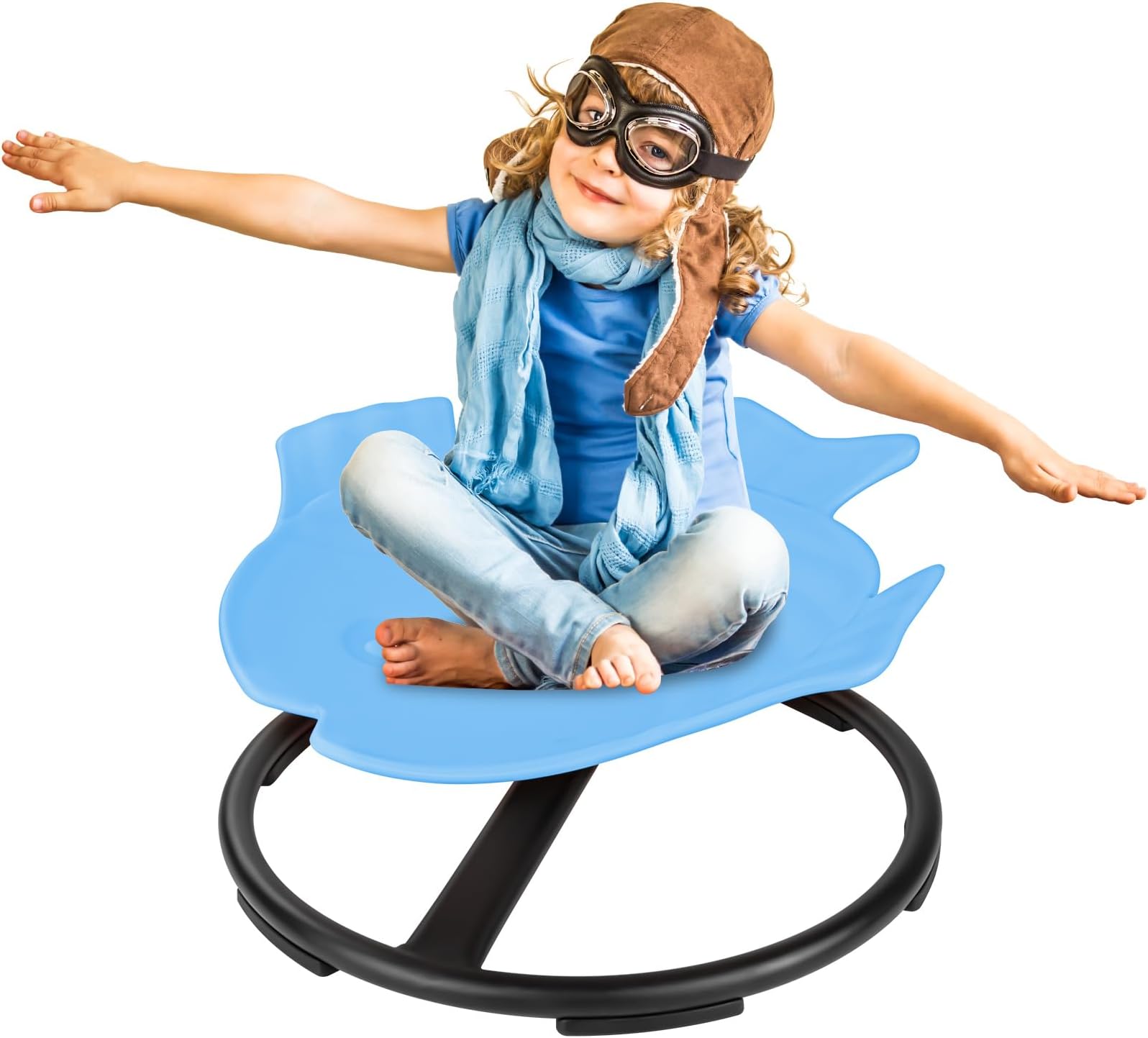Sensory Spinning Chair , Spinning Chair for Autism , 360° Spinning Chair for Kids , Training Body Coordination , Sensory Toys ( Blue)