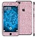 Produktbild PhoneNatic 2 x Glitzer-Folienset für Apple iPhone 7 rosa Schutzfolien