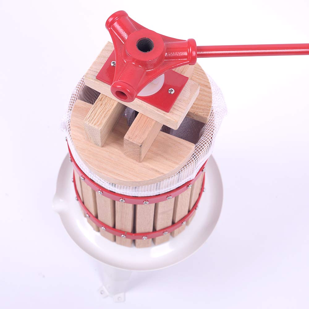 Pressa Per Frutta Da 6l Con Strofinaccio Pressa Per Mosto, Vino E Sidro - Foto 5