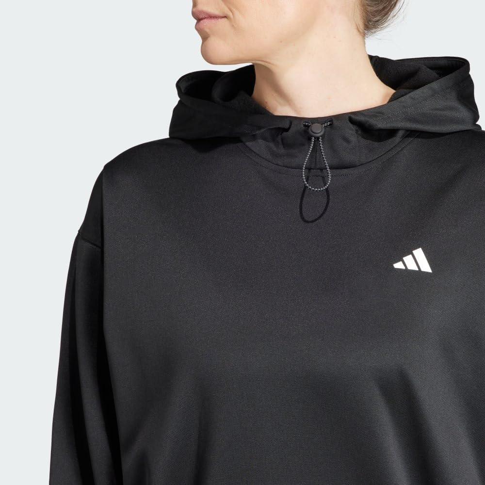 adidas womens Aeroready Game and Go Fleece Hoodie - Image 8