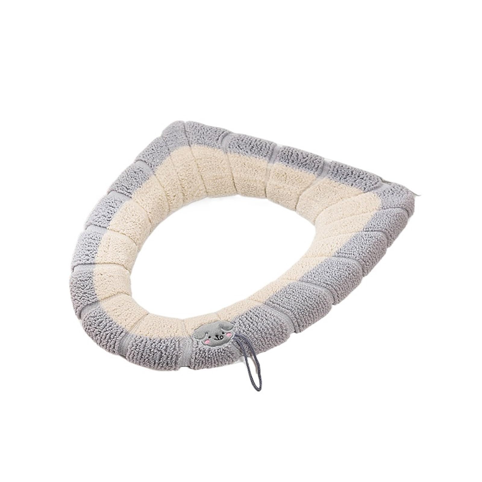 HLAVORTEXA Thicken Toilet Seat Cover Mat Winter Warm Soft Washable Closestool Mat Seat Case Toilet Lid Pad Bidet Cover Bathroom Accessories(2023-new-n)