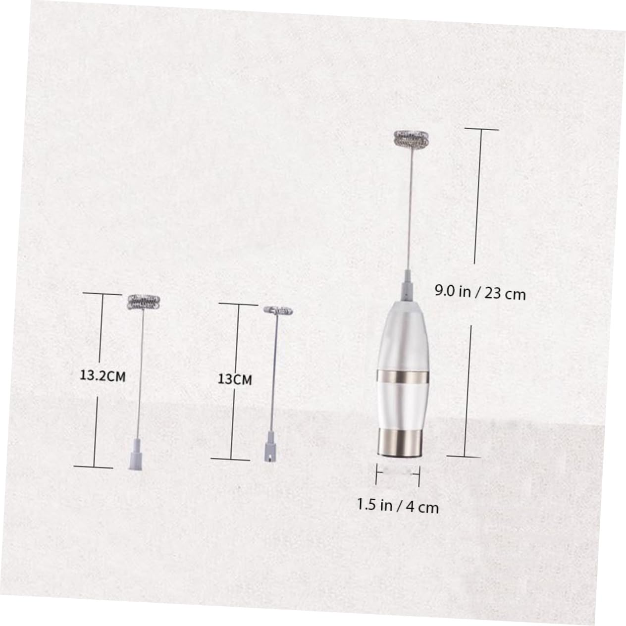 Espumador De Leche Eléctrico Inoxidable Batidora De Leche Manual Sin Batería Para Casa o Cafetería