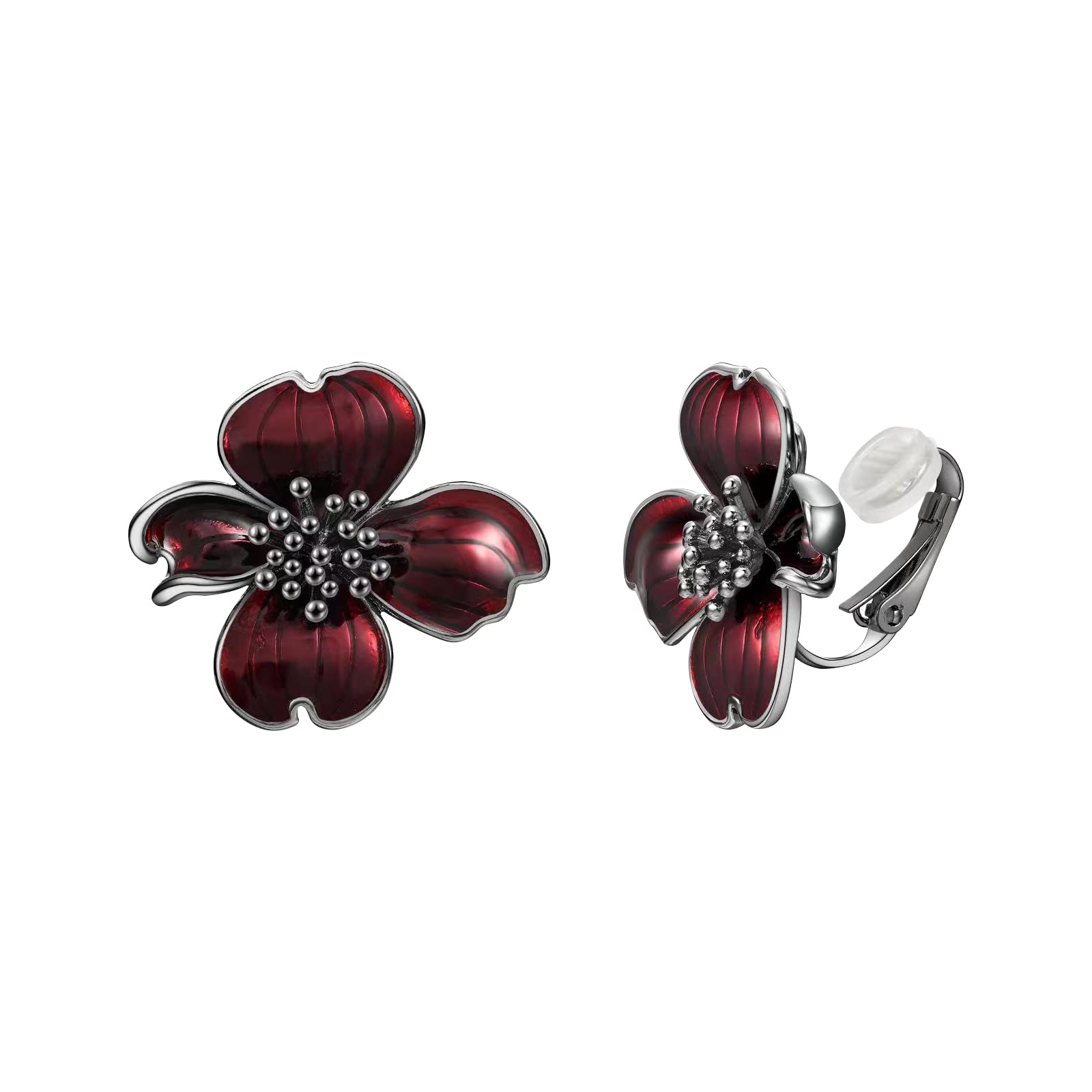 NUOKUN Clip on Earrings Women, 14K Gold Plated Earrings for Sensitive Ears, Fashion Women's Earrings Jewelry Birthday Gift for Wife Grandma Daughter