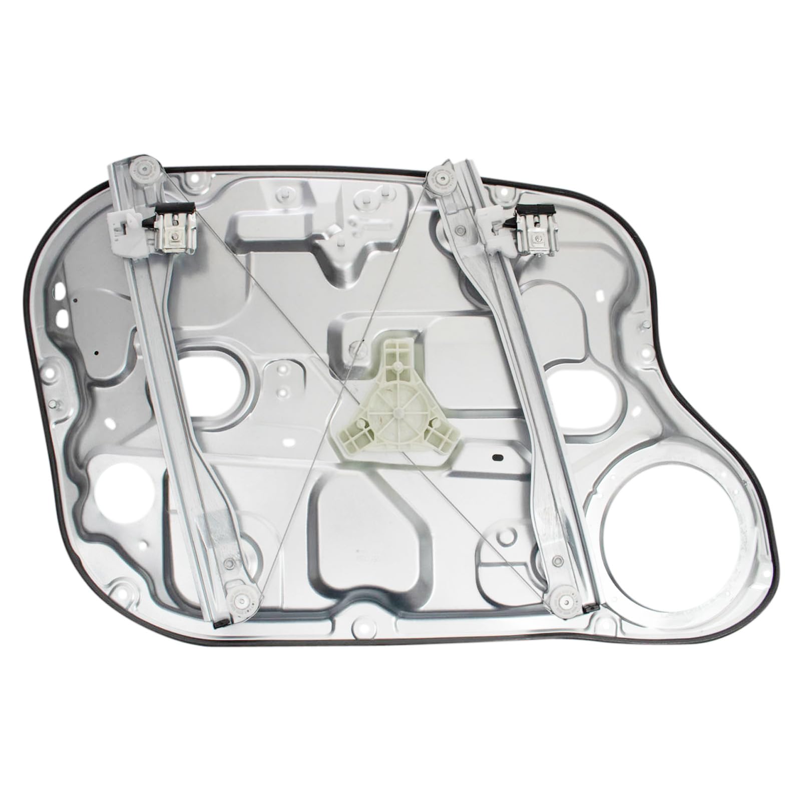TRQ Front Right Power Window Regulator &amp; Motor Assembly Passenger Side Compatible with 2007-2009 Hyundai Elantra
