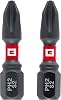Orijinal Einhell Çift Torsiyonlu Darbeli Bit Seti, 2 Parça, 30 mm, PH2 (S2 Çelik, Yüksek Dayanıklılık, Çift Torsiyon Etkisi, Kırmızı Renk Halkası, C 6.3 Sap) - 49132020