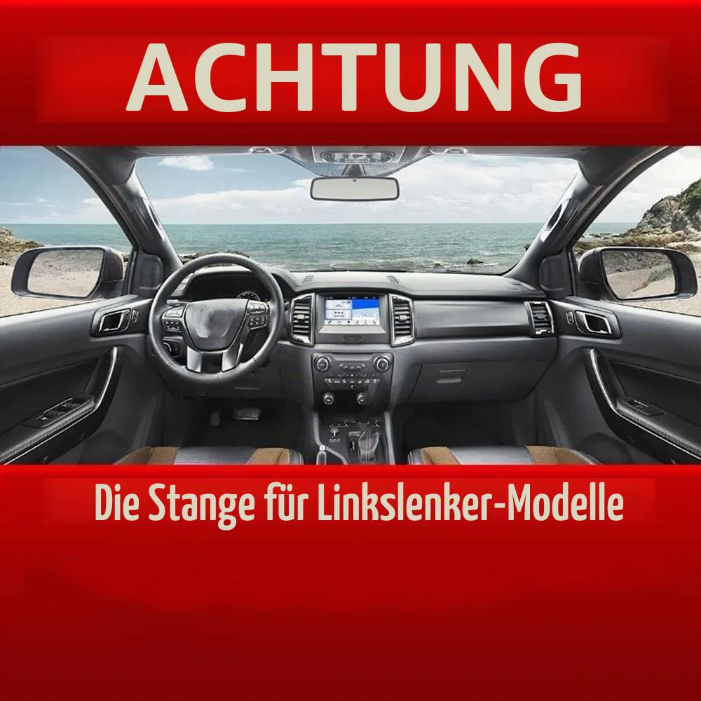 LHD Co-Pilot Panel Abdeckung Trim Innen Dekoration Für Ford Für Ranger 2015 2016 2017 2018 2019 2020 Carbon Faser Farbe Zubehör Innenraum Interieur Zubehör