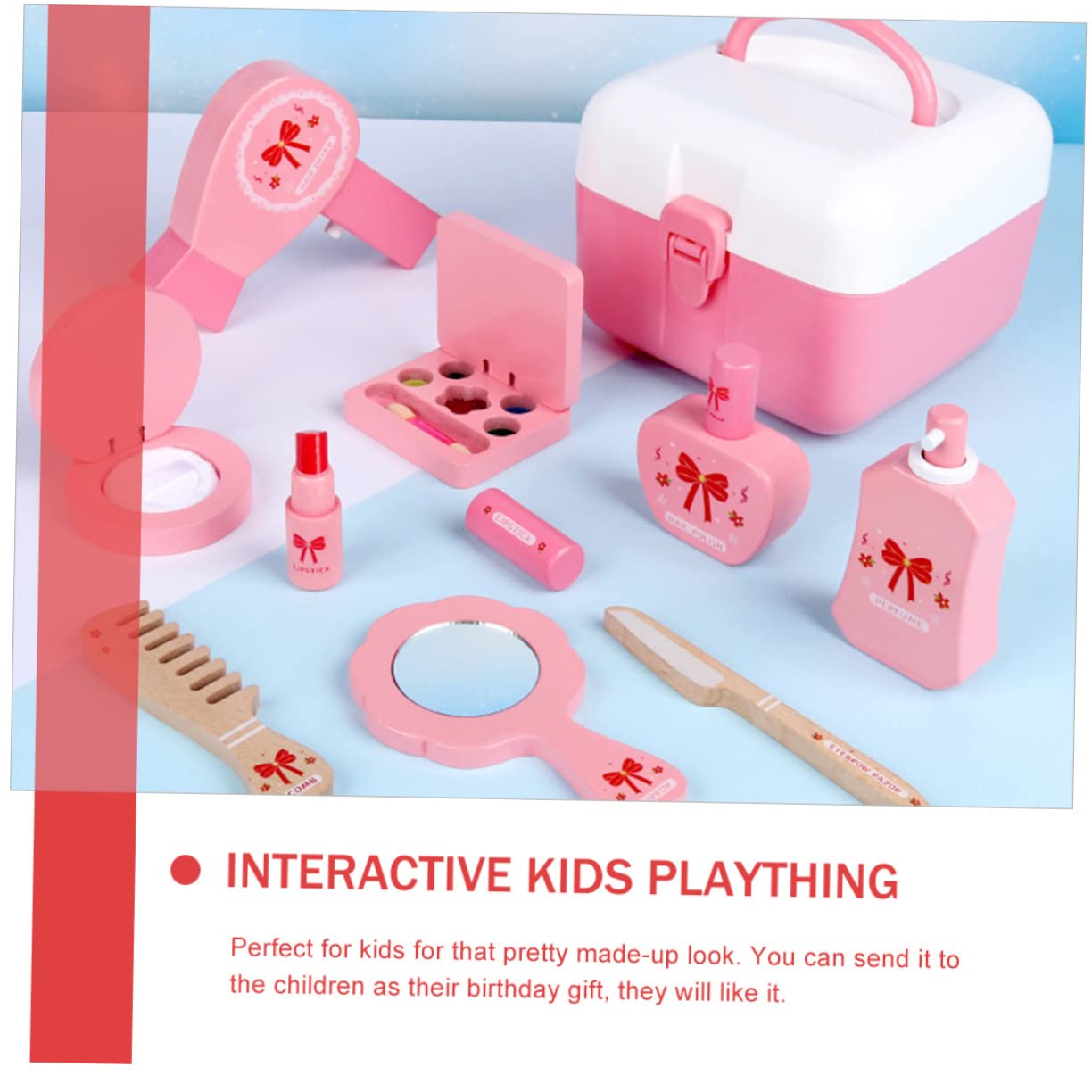 ifundom 1set Gioco Di Bellezza Per Ragazzo Ragazza Con Trucchi e Accessori Kit Di Trucco Compatto e Sicuro Gioco Creativo Per Ragazze e Ragazzi Con Design Simulato Per Sviluppare La e