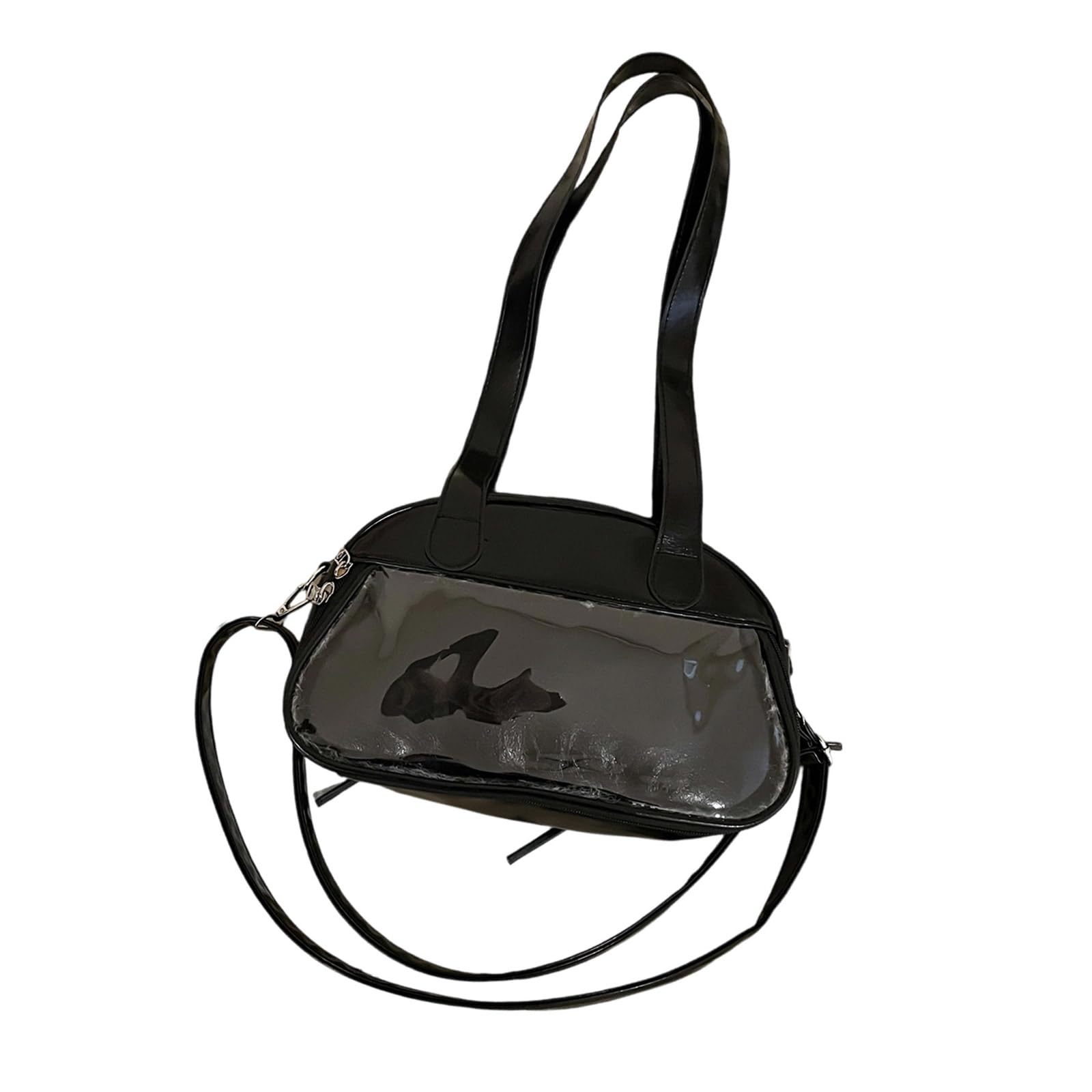 Jazuaiao PU Leather Crossbody Bag for Pin Display Lovely Itabag Sweet Bows Shoulder Bag School Messengers Lovely Itabag Pu Leather Shoulder