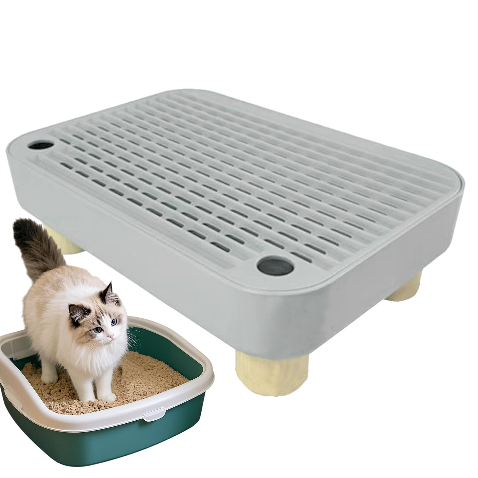 Marchepied de litière pour chat en intérieur et extérieur idéal pour un appartement ou salon