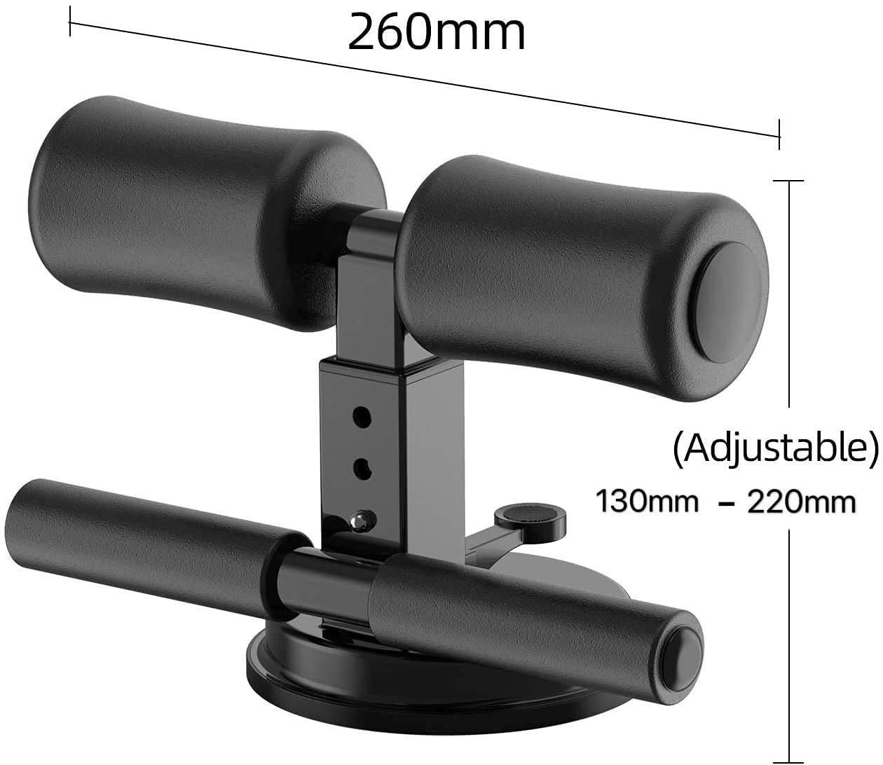 krupasadhya Double Sit up Bar Exercise Stand Workout Assistant Device with Leg Support Abdominal Core Sit Up Push Up Stand Home Gym Fitness Equipment Tool for Women Men.(Double Sit up Stand) 2