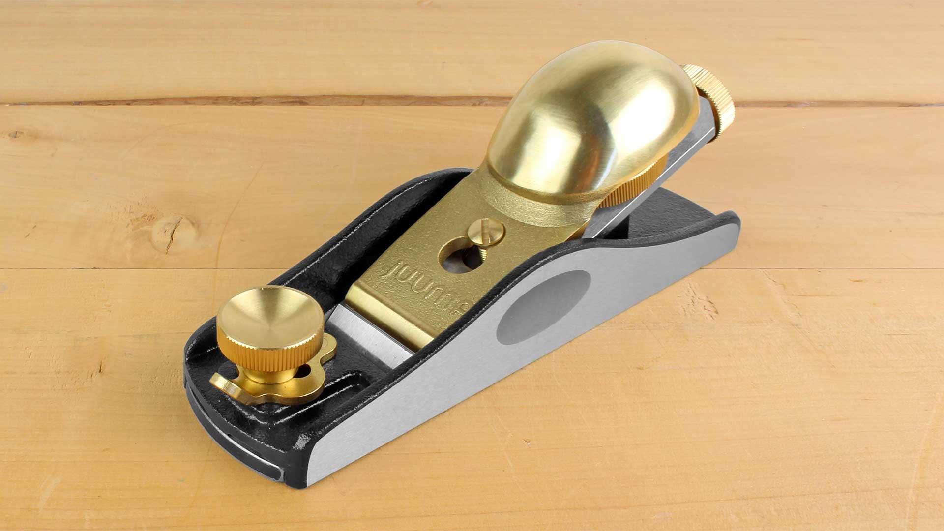 Juuma Block Plane, rabot à une main, réglage de bouche, 35 mm, fonte