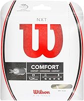 Wilson NXT 17G Multifilament Tennis Strings - Natural, Arm-Friendly Comfort, 10% Larger Sweetspot