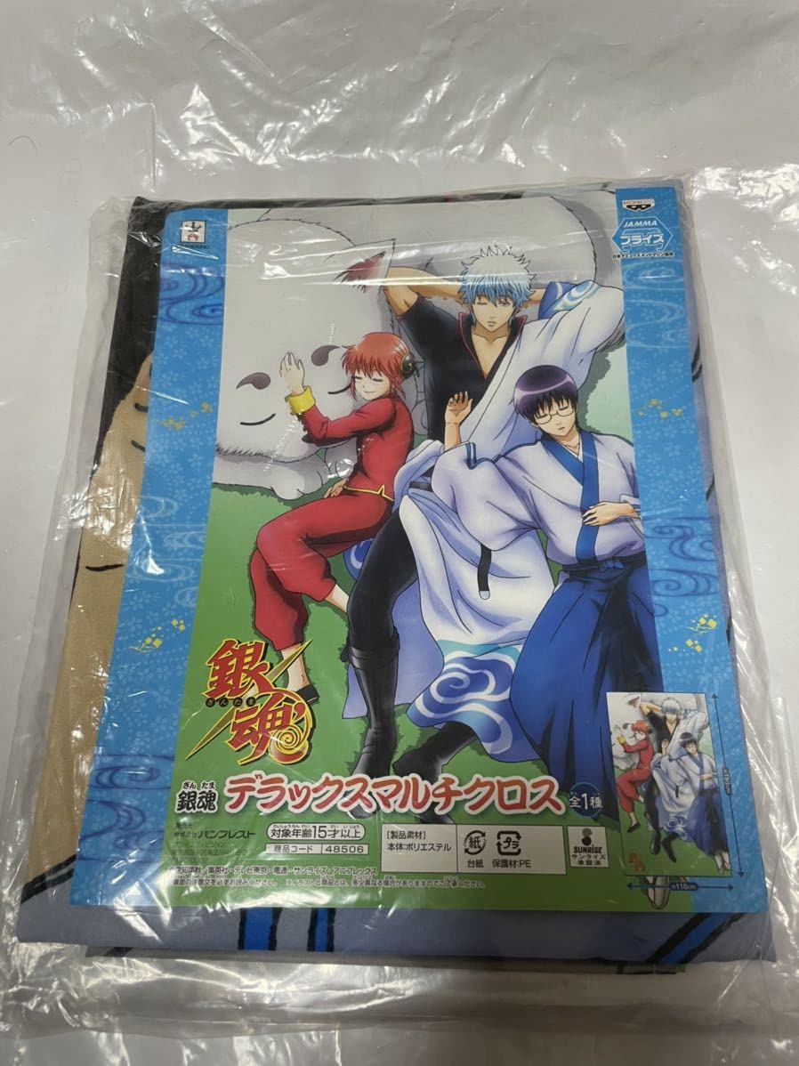 Amazon.co.jp: 銀魂 デラックスマルチクロス 銀時&神楽&新八