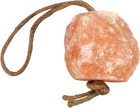 Horsemens Pride Himalayan Salt Block on Rope for Horses, 2.2 Pounds, SS22 | on Rope