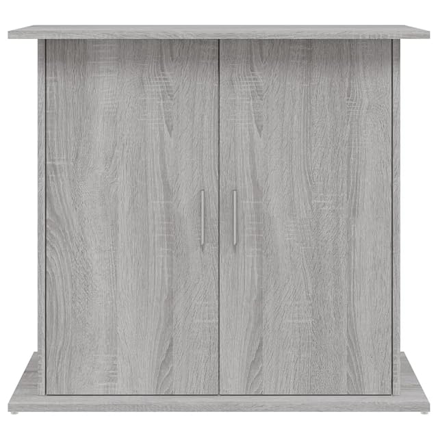Foto 5 de 8 de vidaXL Soporte para Acuario Madera ingeniería Gris Sonoma 81x36x73 cm