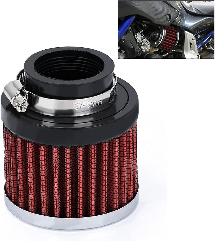 Filtro de ar esportivo universal PTNHZ RACING com entrada de 38 mm – 1 unidade